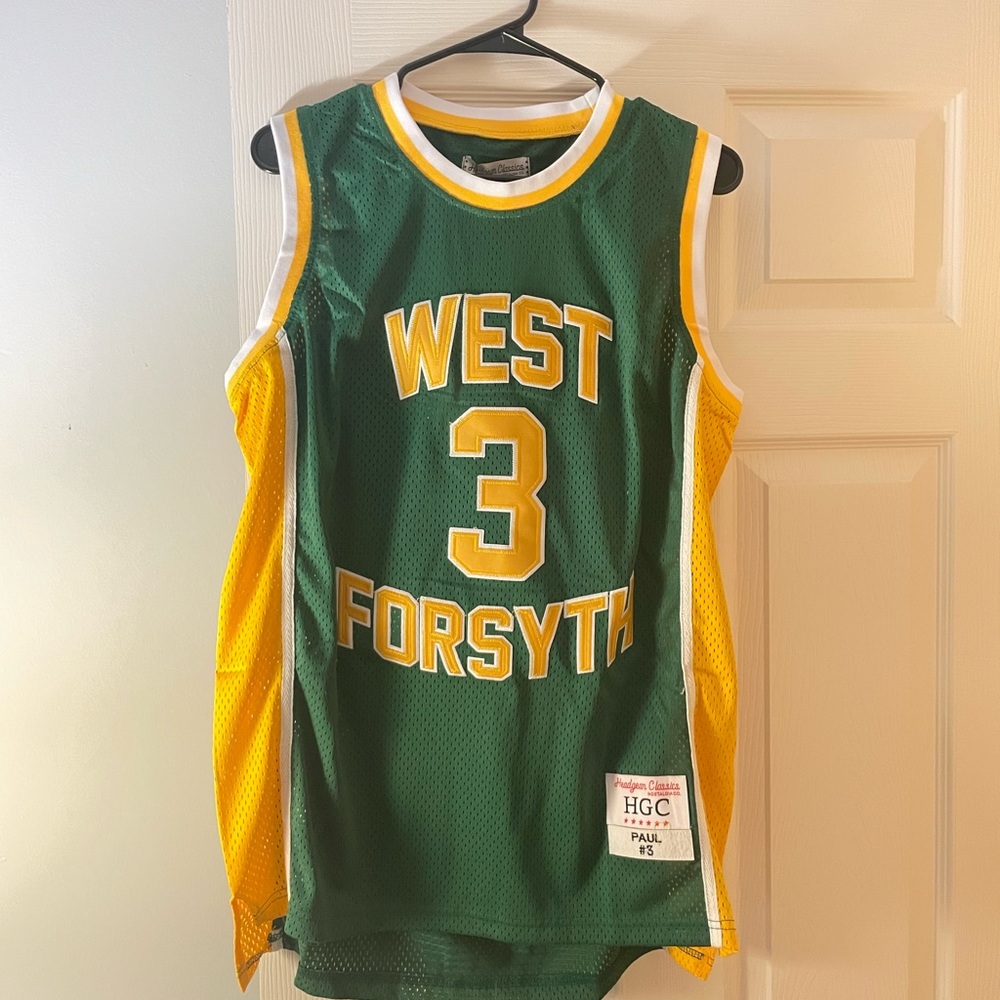 Headgear Chris Paul high school jersey